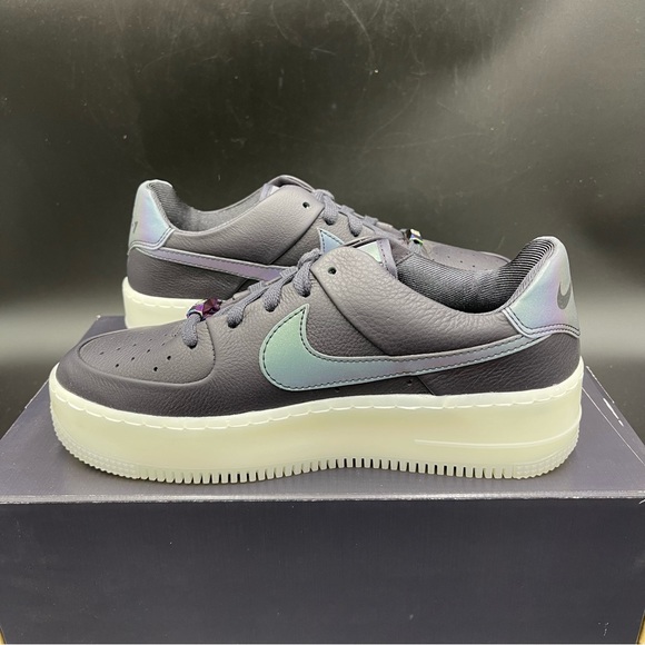 Nike Air Force 1 Sage WMNS Low LX ‘Oil Grey’ Size 10.5 - Picture 2 of 6